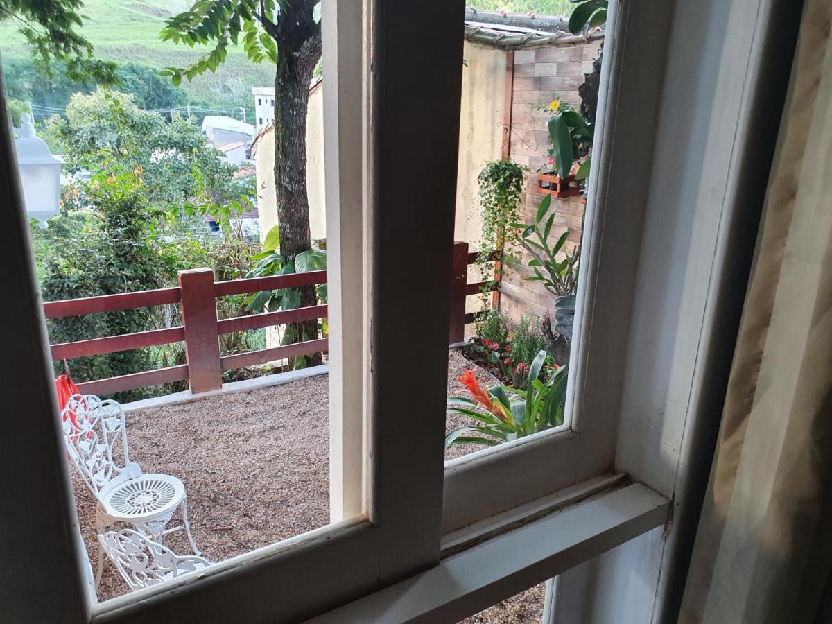 Flat para família com wifi grátis e vista das montanhas Conservatória Exterior foto