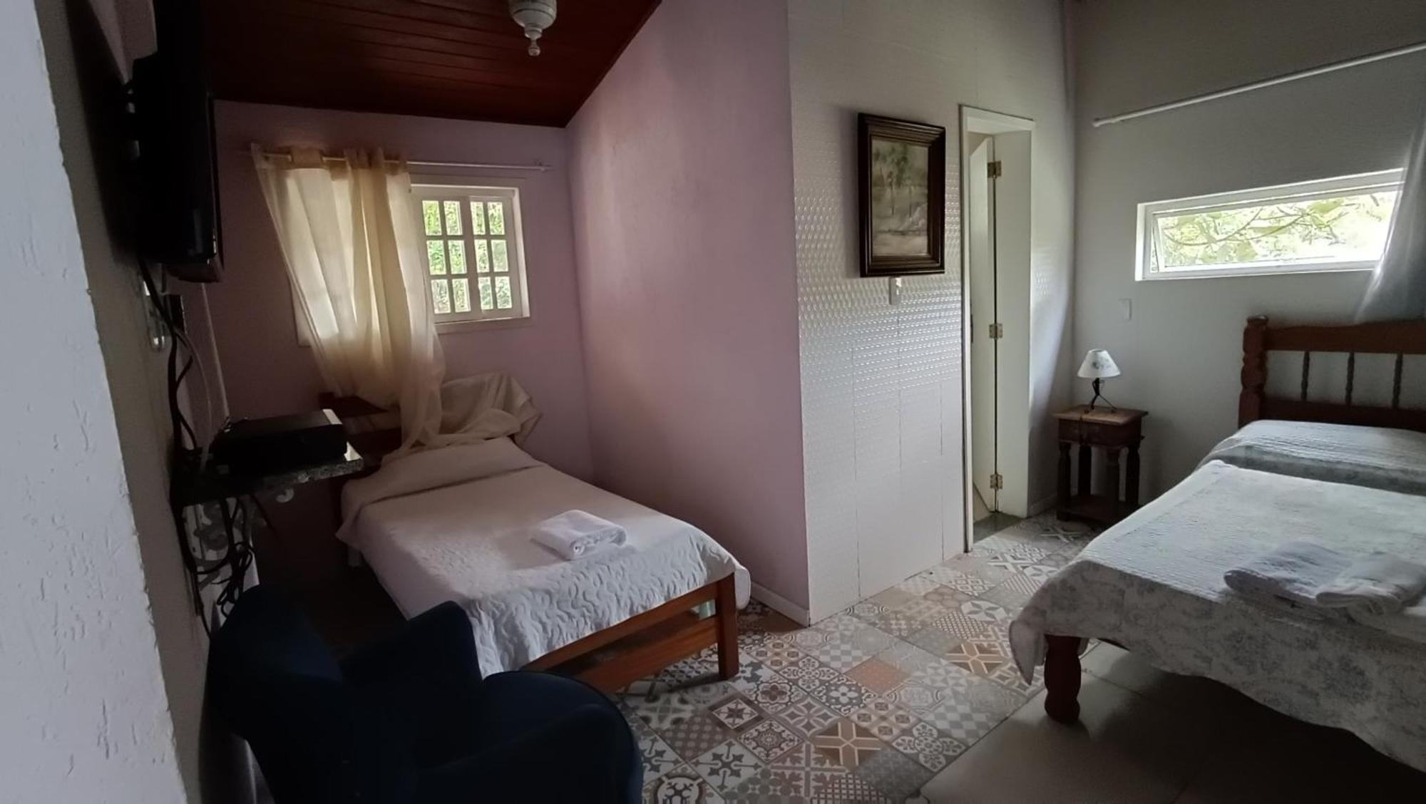 Flat para família com wifi grátis e vista das montanhas Conservatória Exterior foto