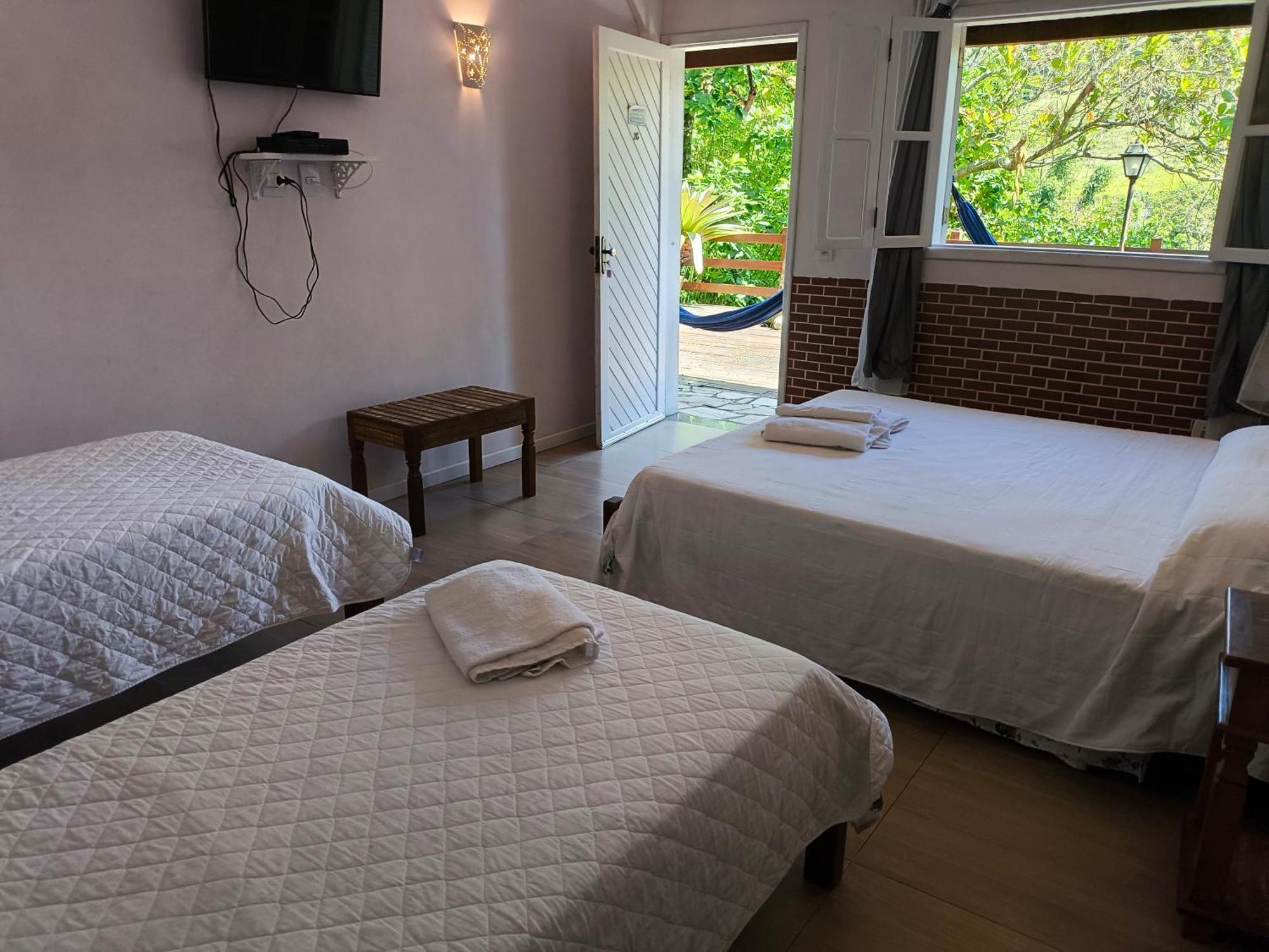 Flat para família com wifi grátis e vista das montanhas Conservatória Exterior foto
